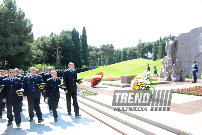 Azerbaijan marks 93rd birthday anniversary of National Leader Heydar Aliyev. Azerbaijan, Baku, 10 May 2016 